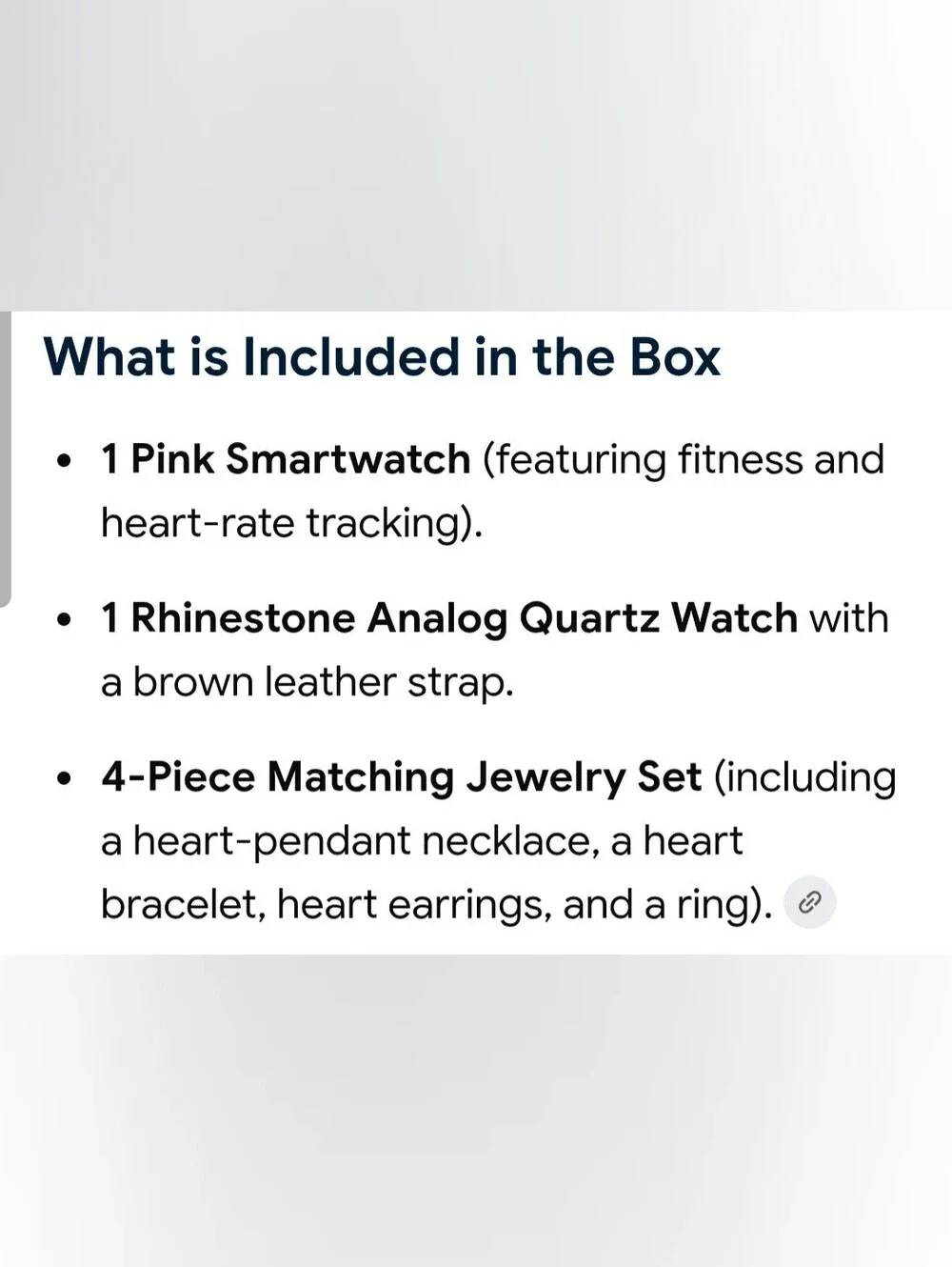 NEW Sealed Box Smartwatch & Jewelry Set